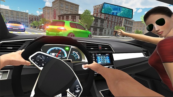 汽车模拟器城市驾驶官方版(Car Simulator Civic: City Driving)预览图2