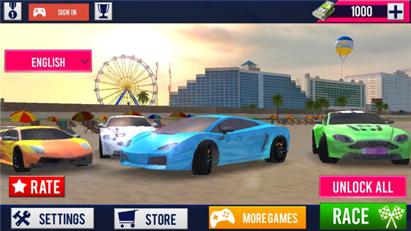 海滩赛车手机版(Deltona Beach Racing: Car Race)预览图2